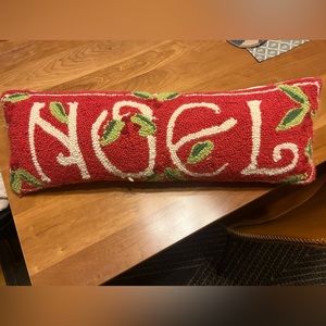 Noel Christmas pillow